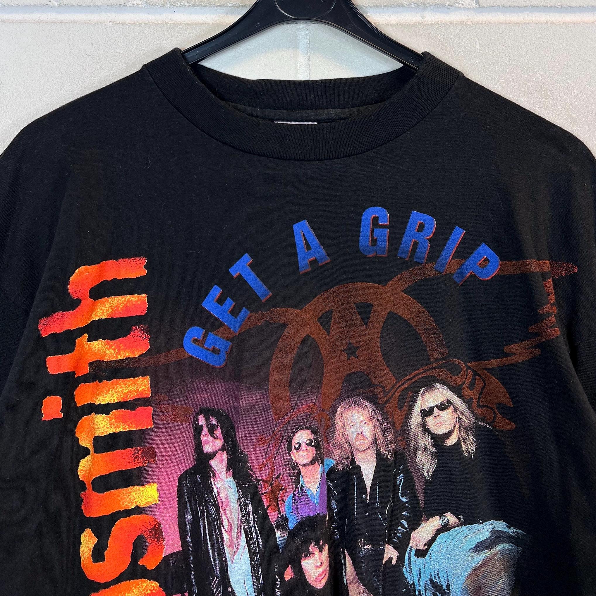 Aerosmith 1994 Get a Grip World Tour T-shirt Vintage Band Tee 90s