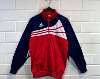 Adidas 70s Vintage Zip Track Top Jacket, Size 106, Blue, Men Women