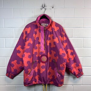 Vintage Elho Size L - XL Crazy Pattern Light Ski Jacket Vintage Elho Size L - XL Crazy Pattern Light Ski Jacket