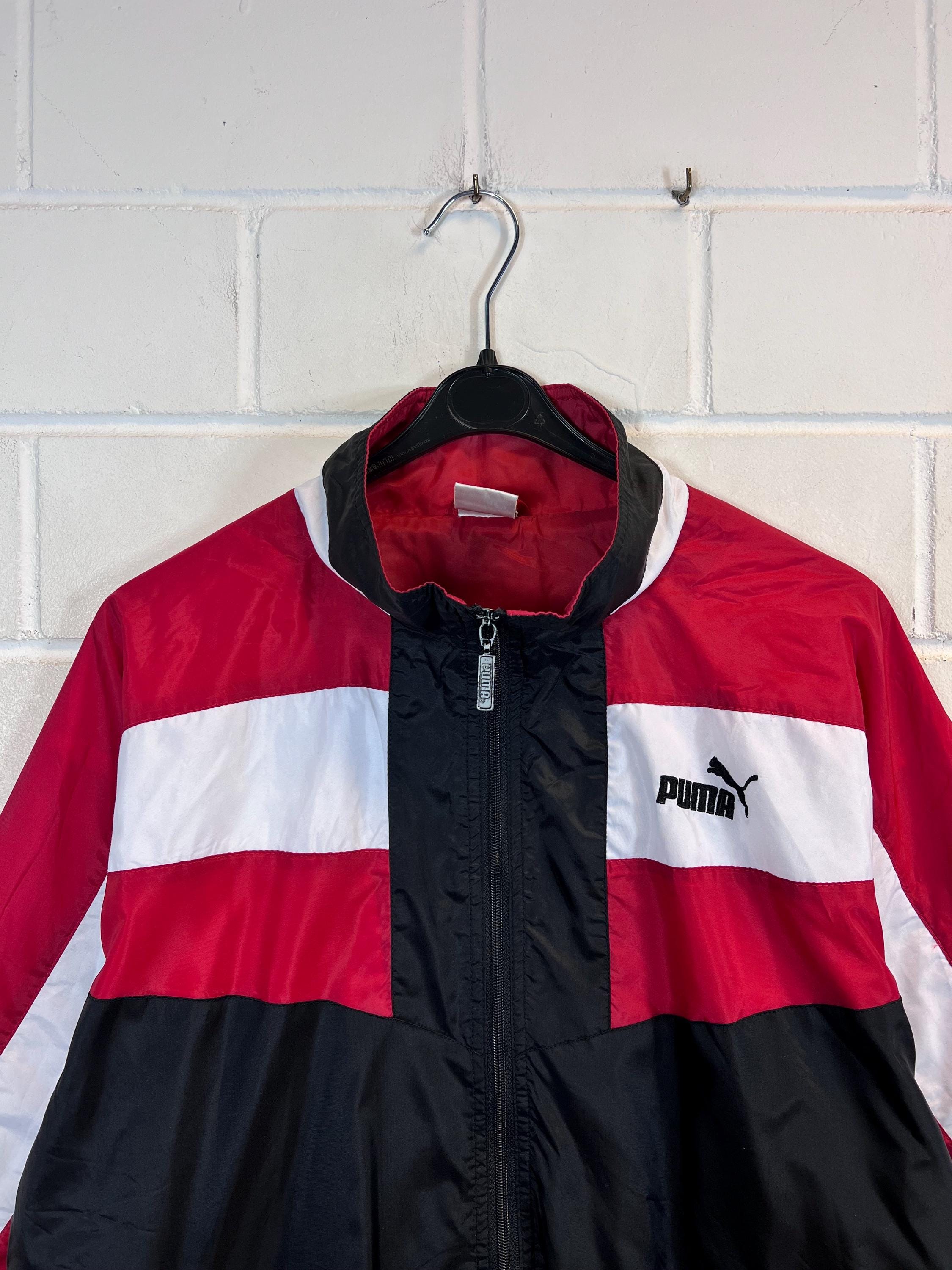 Vintage Puma Size S - M Shelljacket Sportsjacket Windbreaker Old
