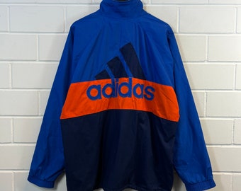 Vintage Adidas Size L Sport Jacket Windbreaker 80s 90s
