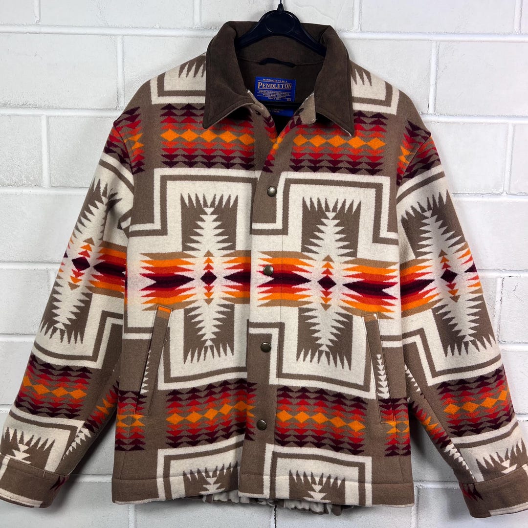 Vintage Pendleton High Grade Wool Bomber Jacket Native