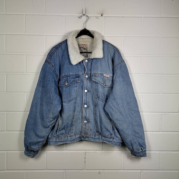 Vintage Size XL/XXL lined denim jacket denim jacke