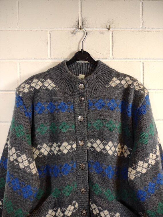 Vintage Women Size M - L Lined Wool Jacket Cardigan Cardigan