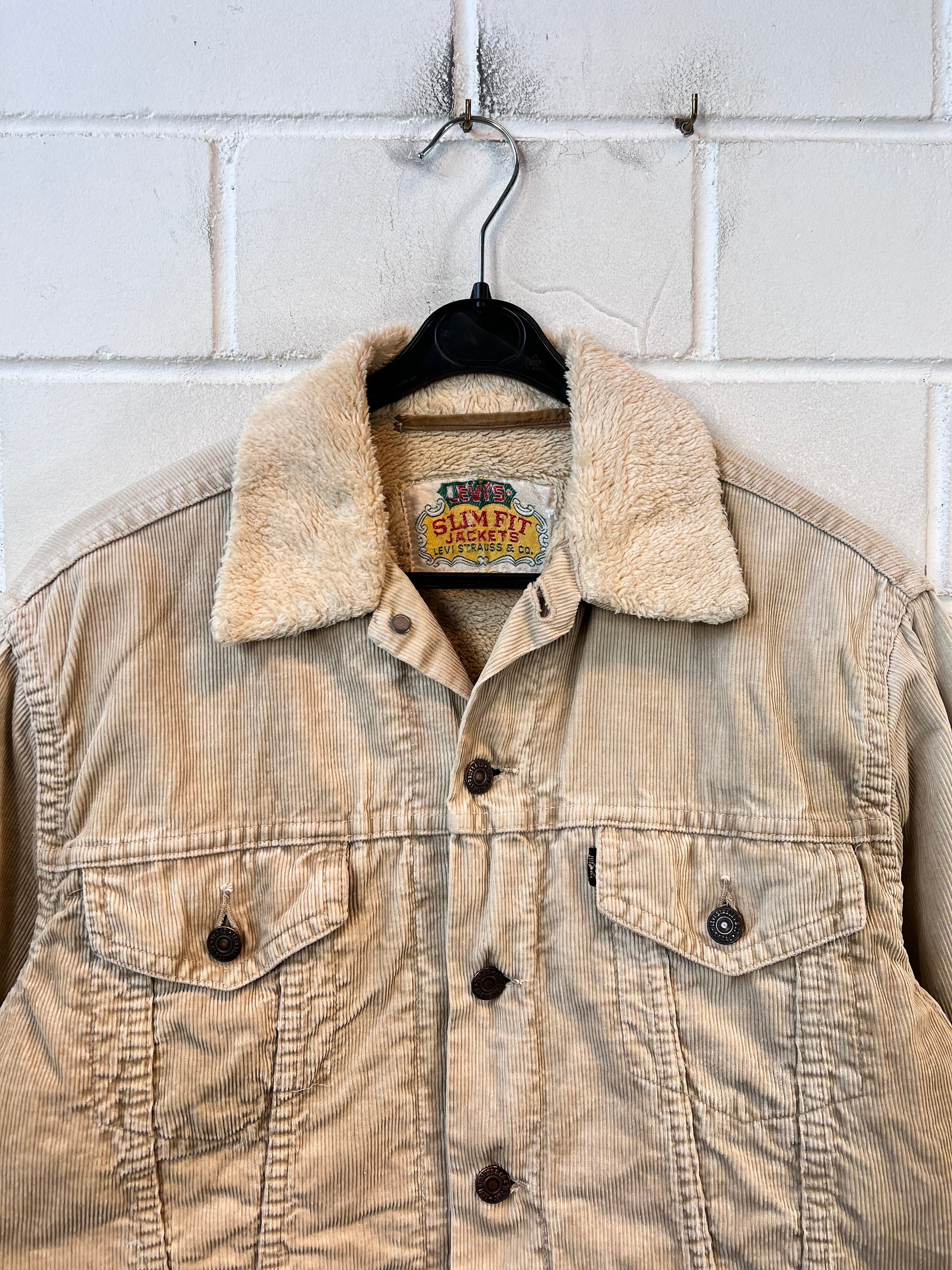 Vintage Levi's Size S Lined Corduroy Jacket Black Tab Big E Vintage Levi's Size S Lined Corduroy Jacket Black Tab Big E