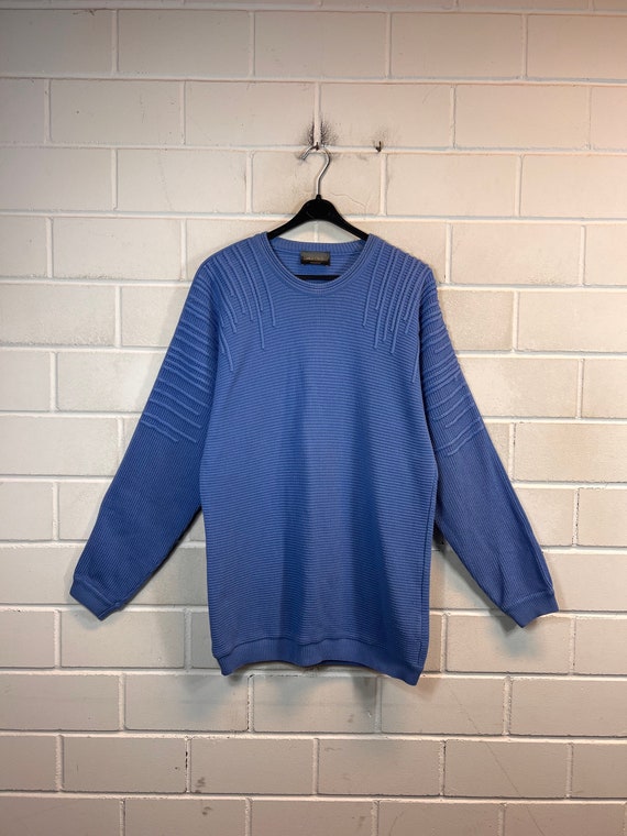 Vintage Carlo Colucci Size M - L crazy pattern Pullover Sweater Knit Sweater 90s Y2K