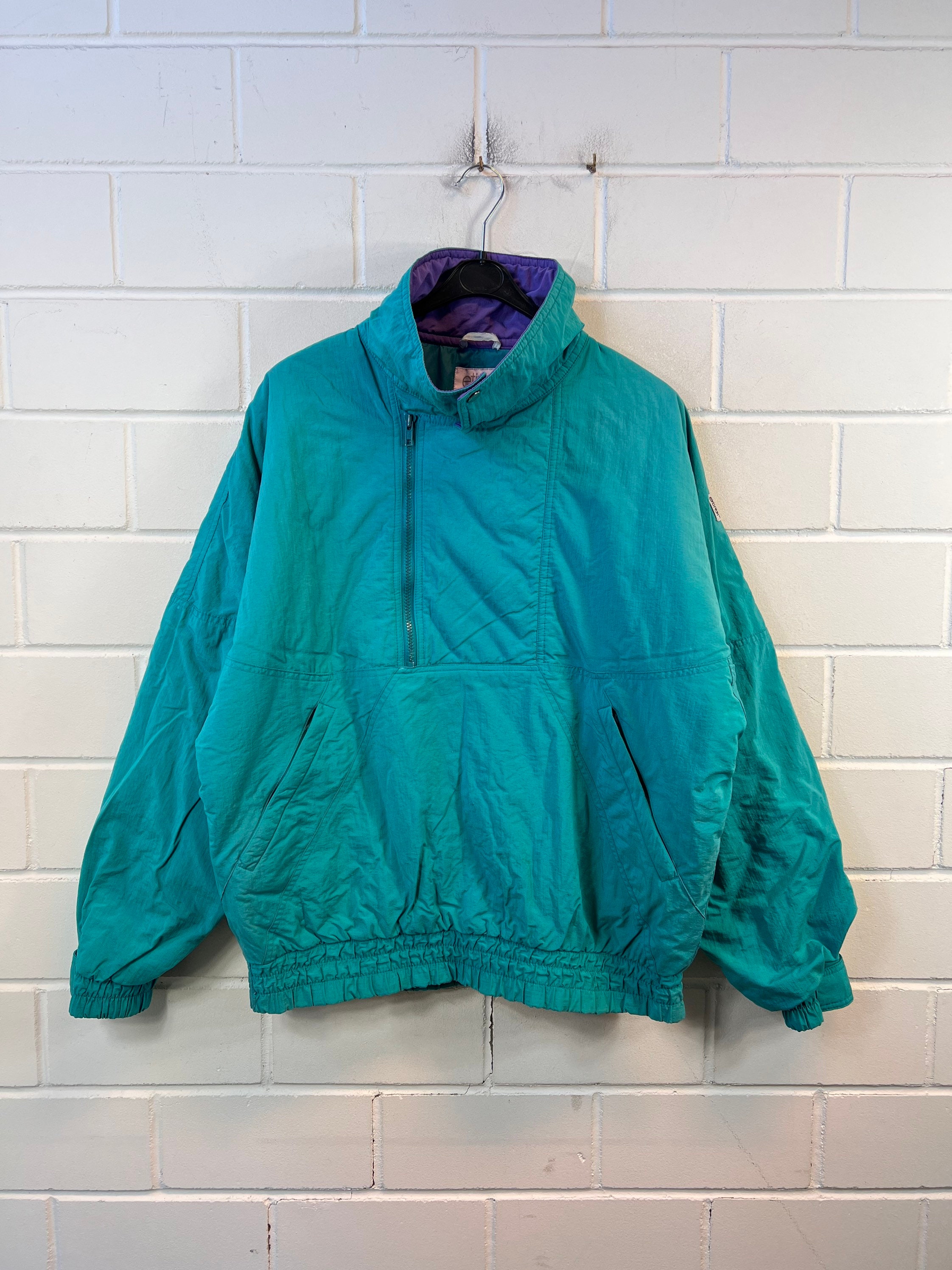 激安単価で Size Etirel Vintage M Halfzip Windbreaker Jacket Ski Light ジャケット・アウター