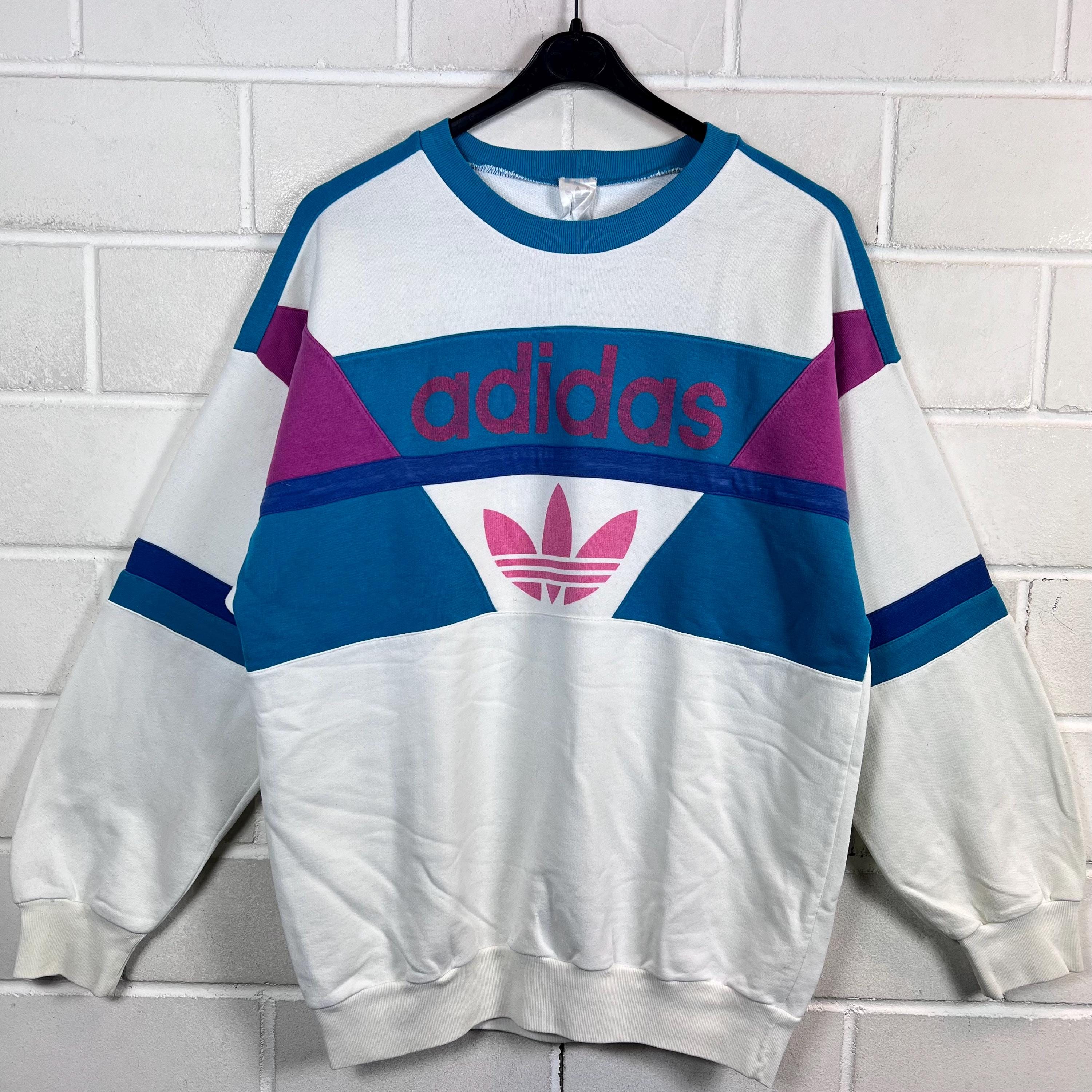 Vintage Adidas Pullover Adidas Pulli Bunt Adidas Pullover