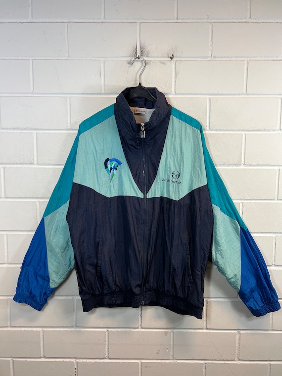 Vintage Sergio Tacchini Size L Shelljacket Sportsjacket Old School