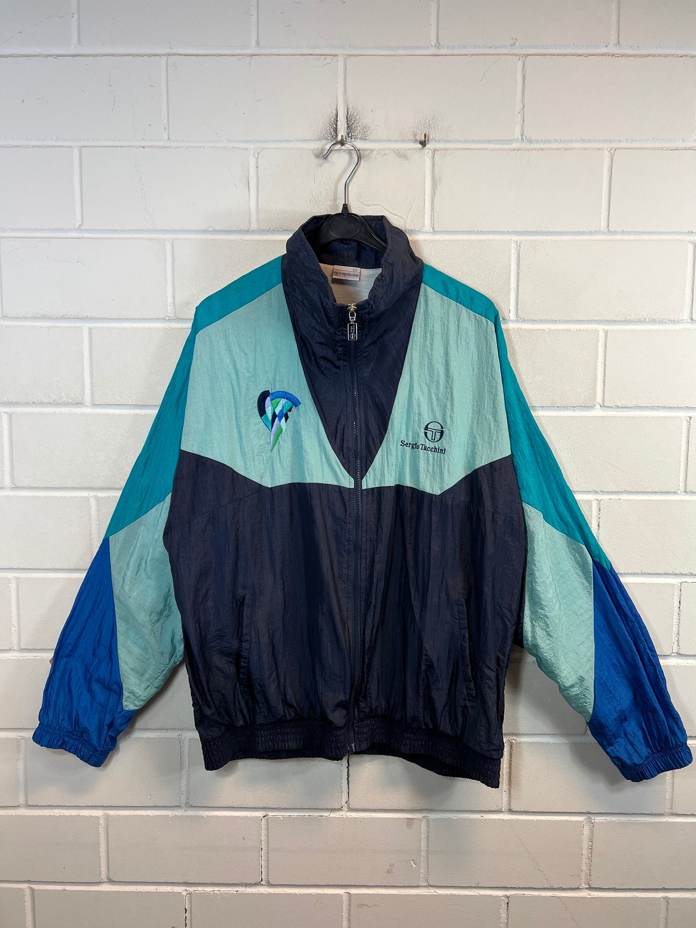 Vintage Sergio Tacchini Size L Shelljacket Sportsjacket Old Vintage Sergio Tacchini Size L Shelljacket Sportsjacket Old