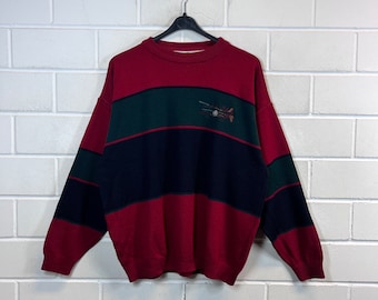 Vintage Pullover Size M - L Knit Sweater State Art Knit Wear 80s 90s