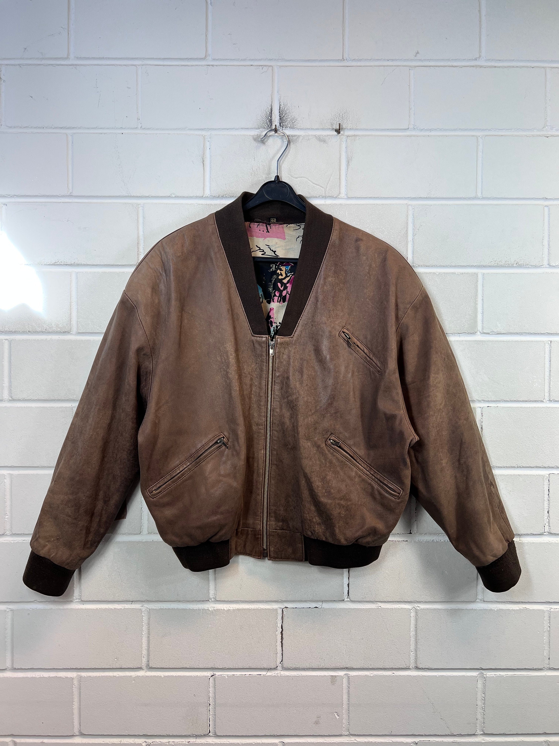 Vintage Men Size S Women's Size S - L Leather Jacket