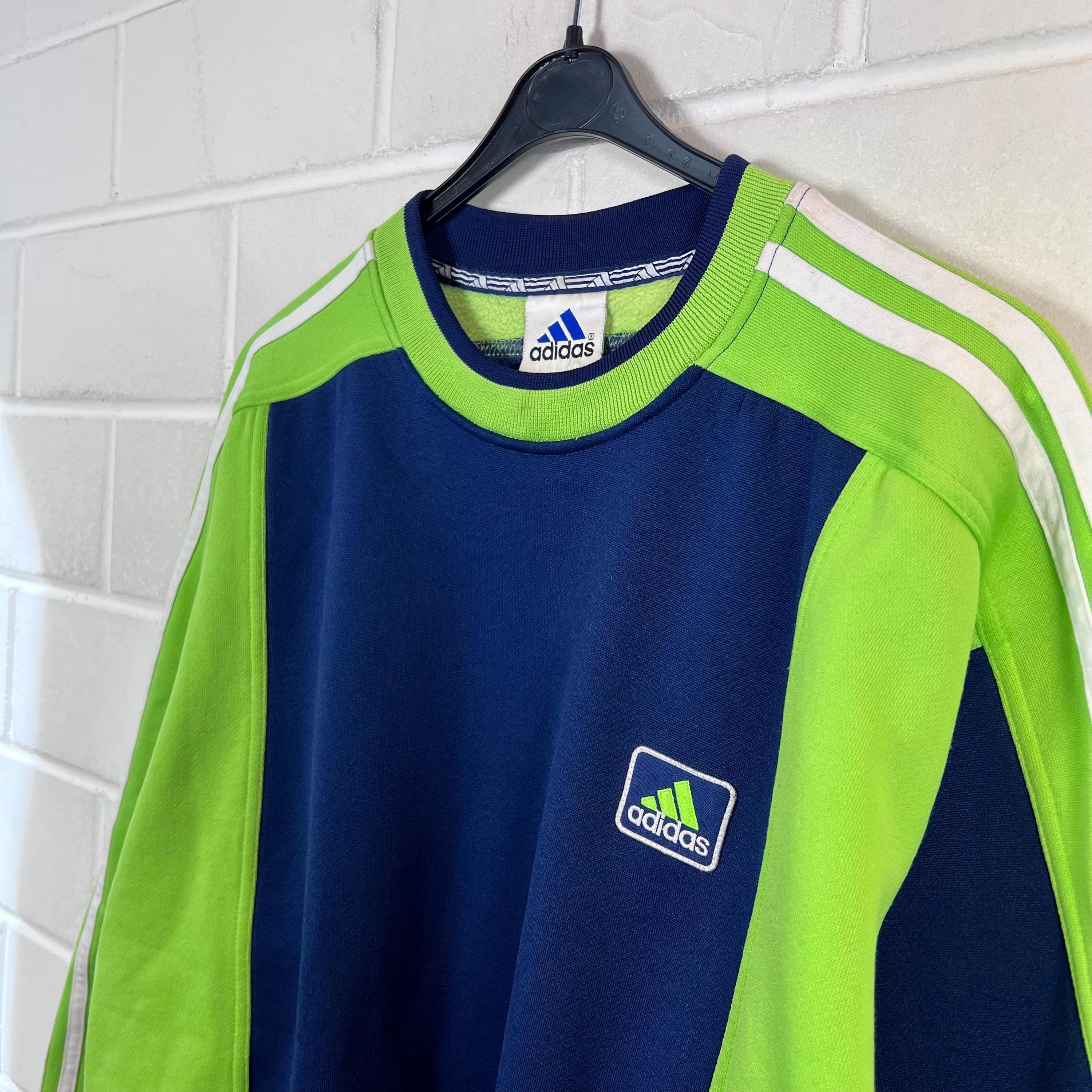 Vintage Adidas Size S M Sweatshirt Sweater Pullover Dark Blue