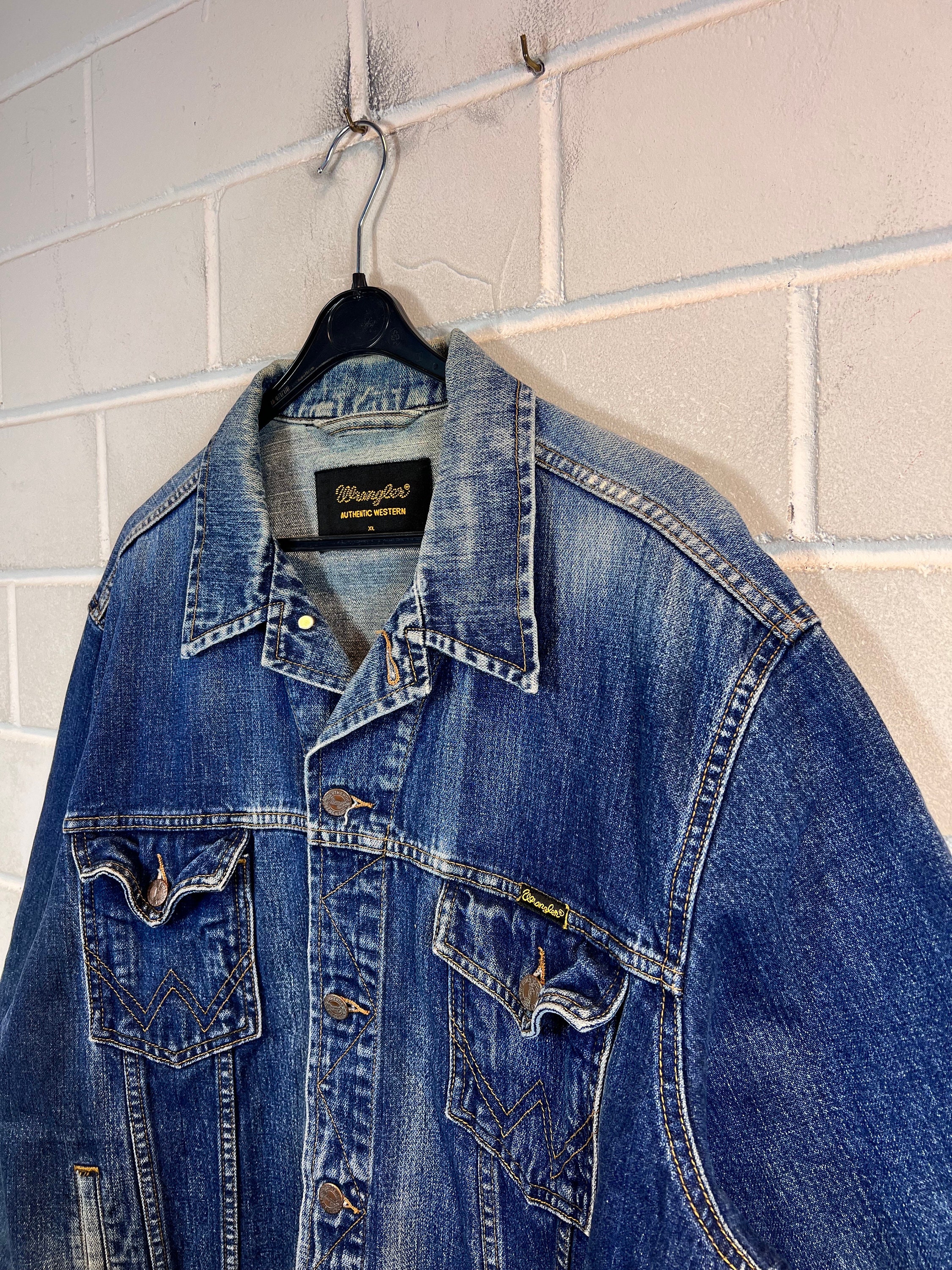 Vintage Wrangler Size XL Denim Jacket Jeans Jacket Jeans