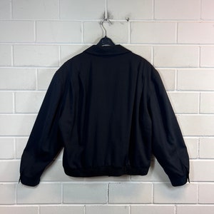 Vintage Blouson Size M XL Transitional Jacket black 80s 90s Bild 2