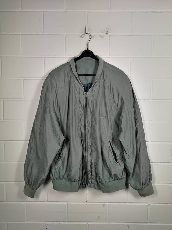 Vintage Size M/L Silk Bomber Jacket Silk Jacket Bl