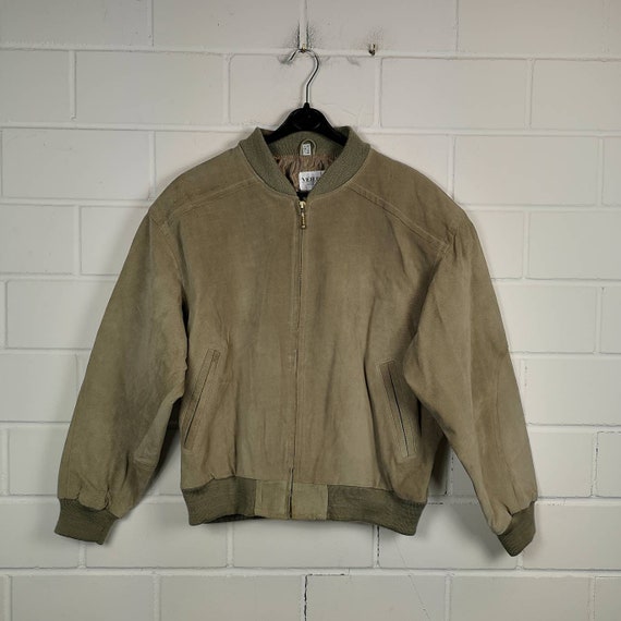 Vintage Women Size M Suede Leather Jacket Suede Le