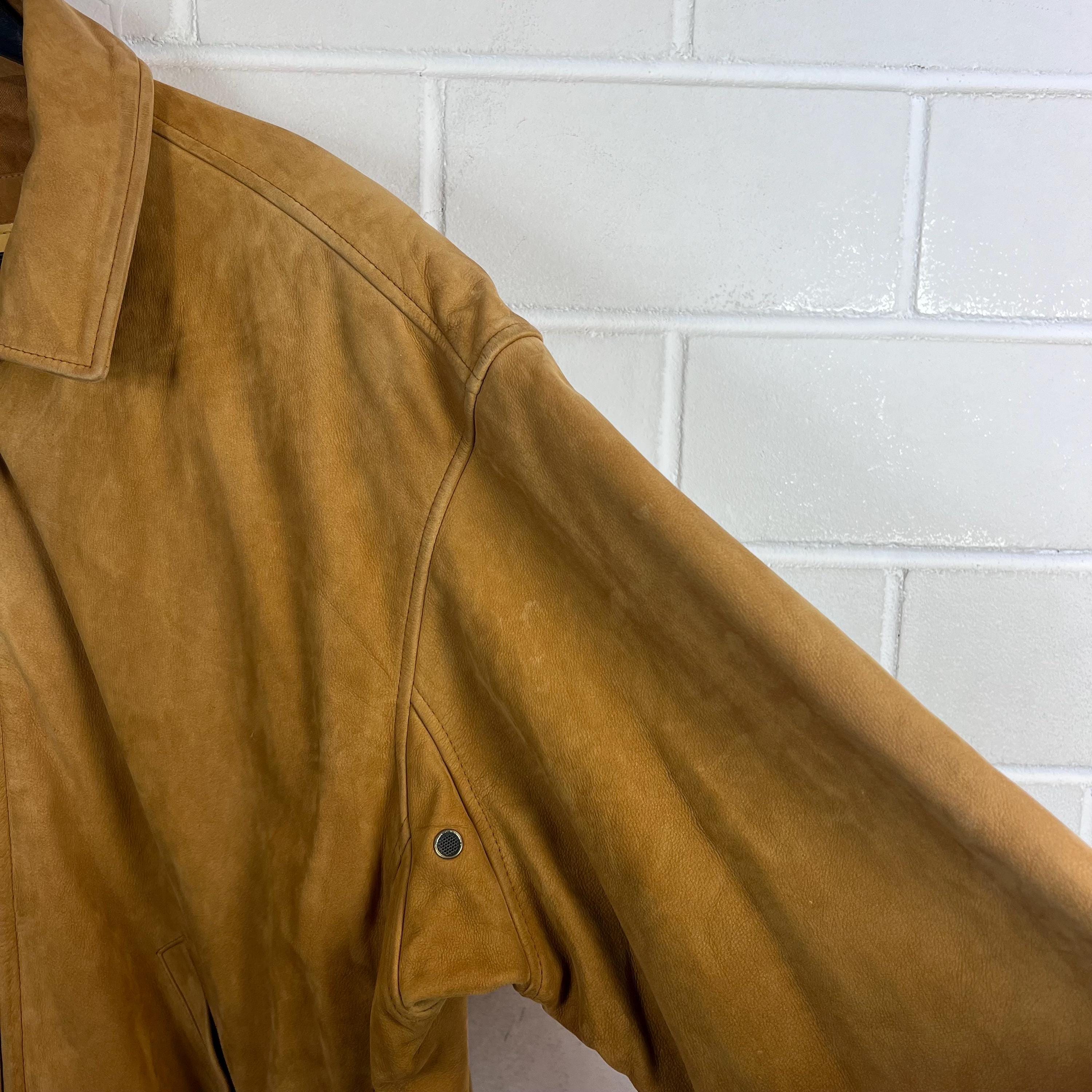 Vintage Timberland Leather Jacket Size L - XL Leather Jacket