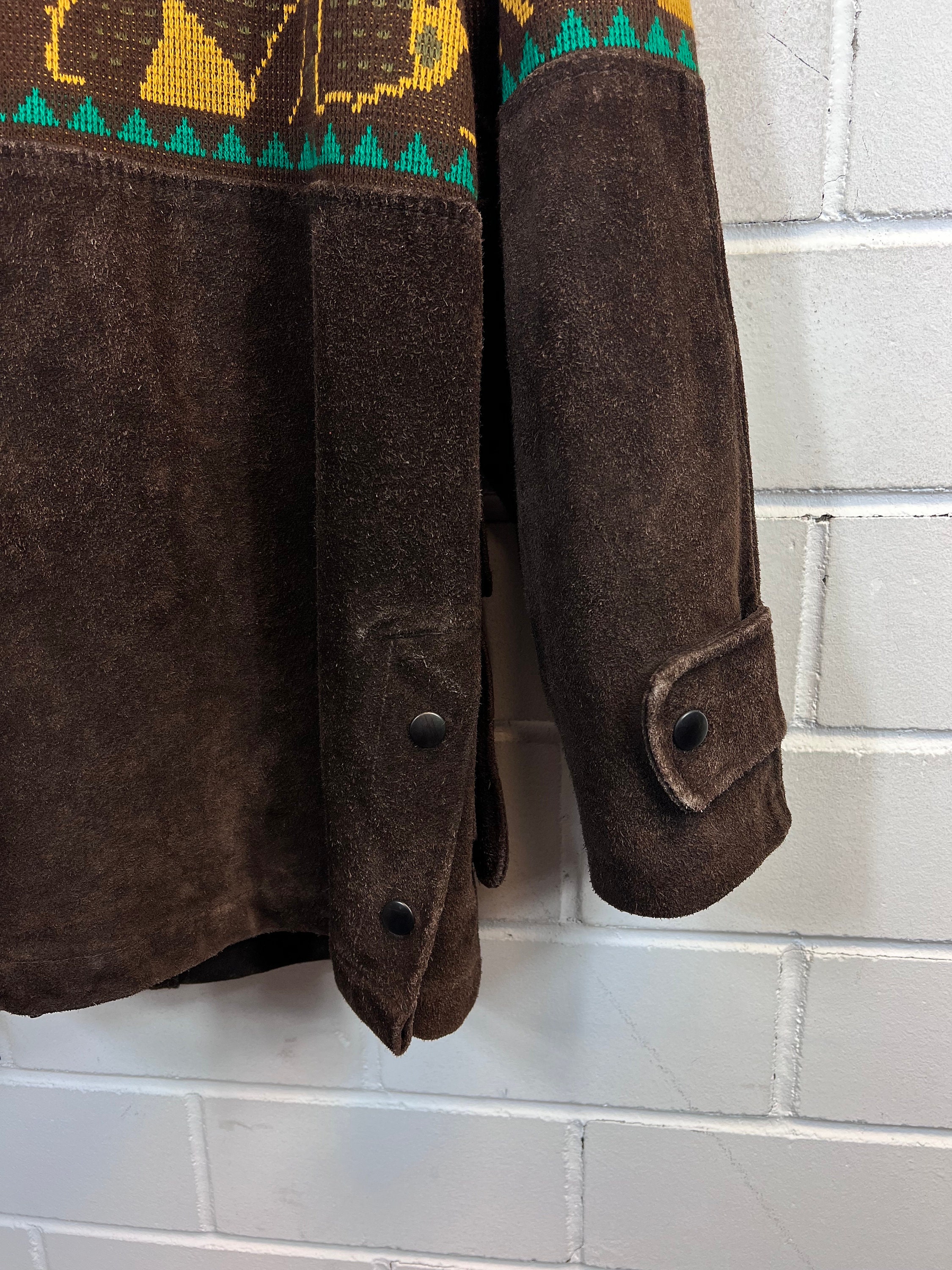 Vintage Navajo Suede Jacket Size M Suede Leather/ Wool Vintage Navajo Suede Jacket Size M Suede Leather/ Wool