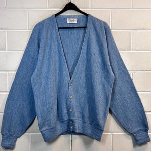 Vintage Christian Dior Cardigan Size XL Orlon Acrylic Knit Jacket