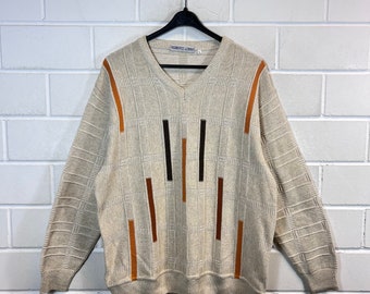 トップス 90's Christian Dior acrylic cardigan Vintage Christian Dior Cardigan Size XL Orlon Acrylic Knit Jacket