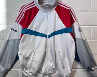 Vintage Adidas Size S track jacket track top jacket training jacket sports jacket old school jacket 80s 90s