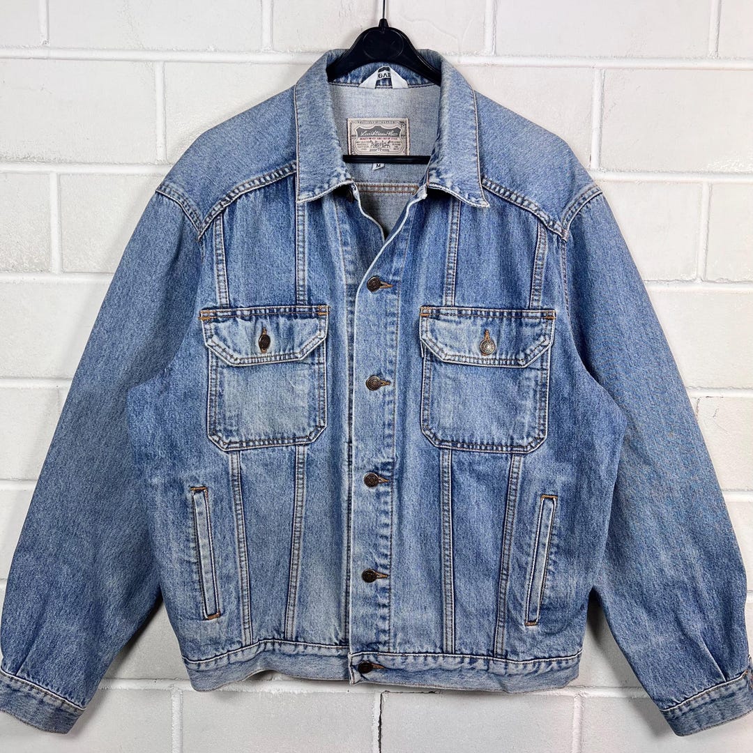 Vintage Levi's Type II Size M Denim Jacket Light Blue 80s 90s - Etsy
