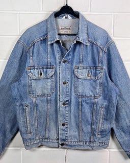 Vintage Levi's Type II Size M Denim Jacket Light Blue 80s 90s - Etsy