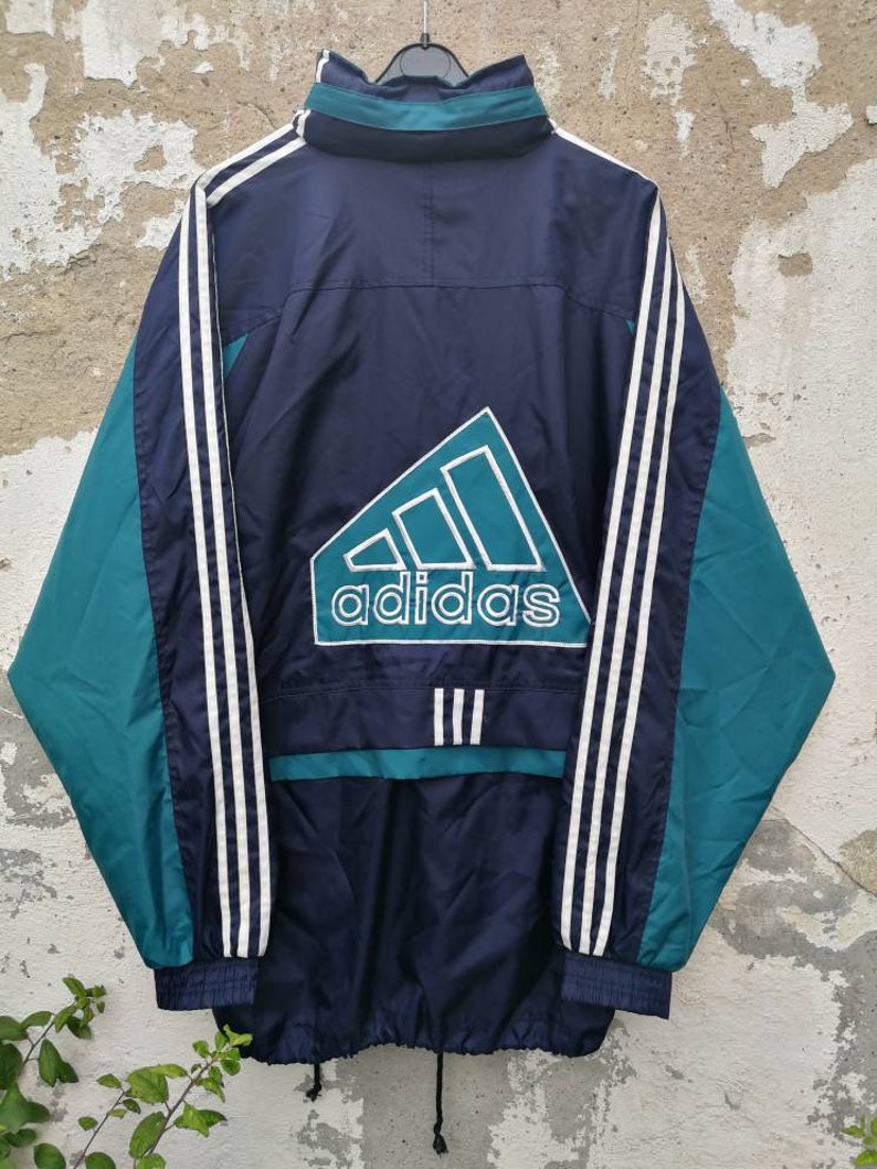 Vintage Adidas Rain Jacket Rain Jacket Windbreaker 80s 90s | Etsy
