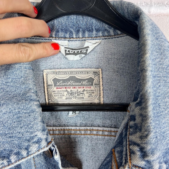 Vintage Levi's Type II Size M Denim Jacket Light Blue 80s 90s - Etsy