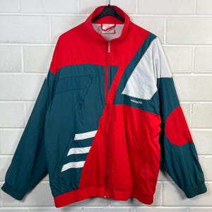 80～90年代Vintage-adidas ウォーマースーツ上下セット:3L MESS3ストライプス クロス上下セット メンズ adidas アディダス ウェア