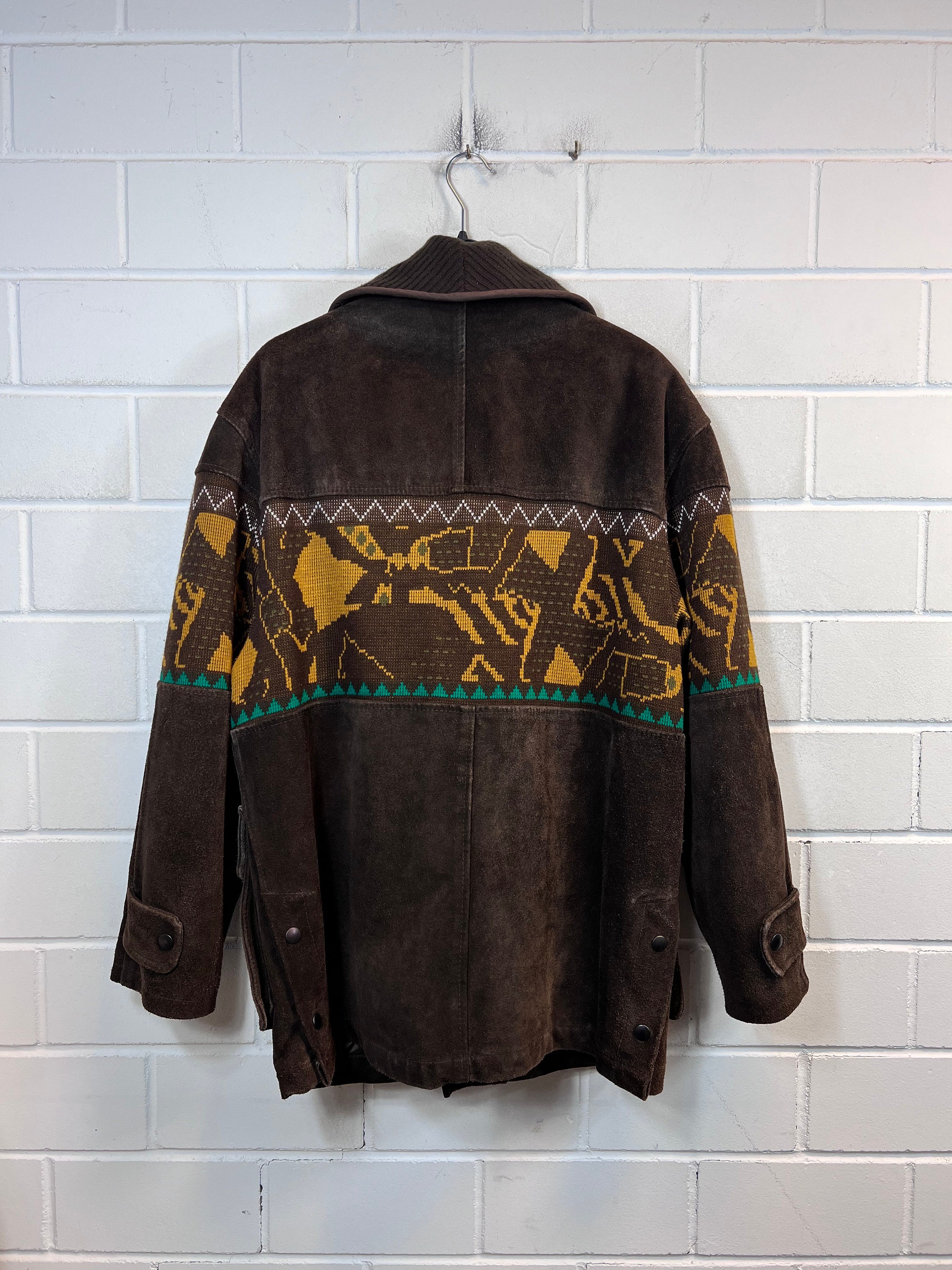 Vintage Navajo Suede Jacket Size M Suede Leather/ Wool Jacket Coat Crazy Pattern 80s 90s - Etsy Vintage Navajo Suede Jacket Size M Suede Leather/ Wool Jacket Coat Crazy Pattern 80s 90s - Etsy