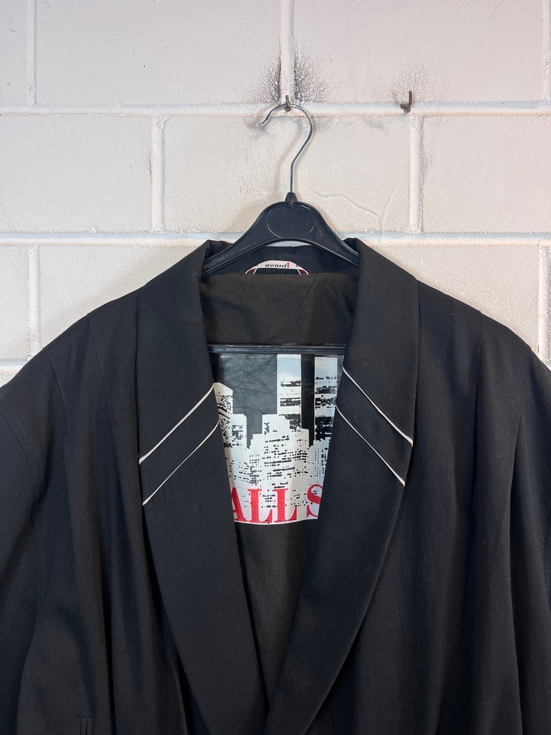 Vintage Blouson Size M XL Transitional Jacket black 80s 90s Bild 6