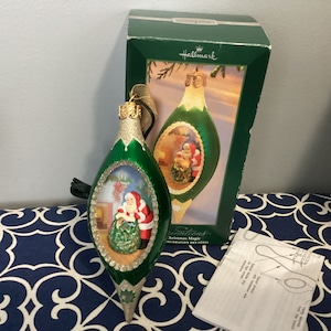 Hallmark Illuminations Watching For Santa Christmas Ornament/hallmark christmas/christmas ornaments