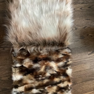 H M Large Faux Fur Pillows / farmhouse pillows/western pillows/pillows/western decor