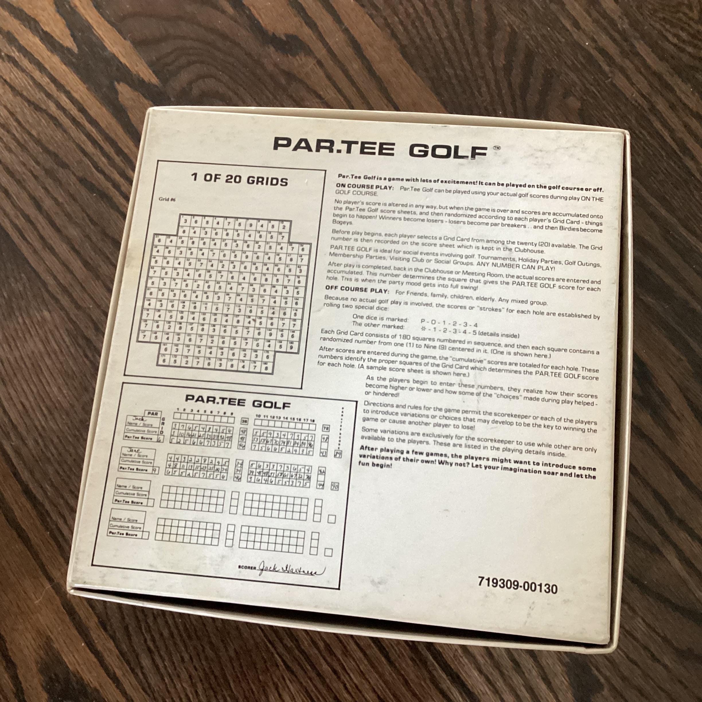 ヴィンテージ パーティー ゴルフゲーム ボードゲーム/ゴルフギフト