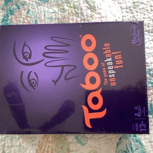 Taboo The Game of Unspeakable Fun Hasbro Gaming Board Game