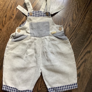 boys giesswein austria linen overalls size 92/giesswein children clothing