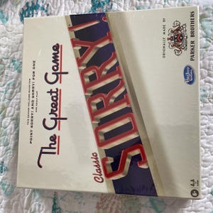 parker brothers classic sorry board game hasbro/board games