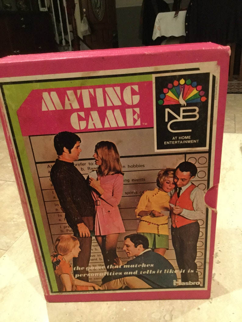 Viintage 1960 S The Mating Bookshelf Game Rare Nbc Etsy