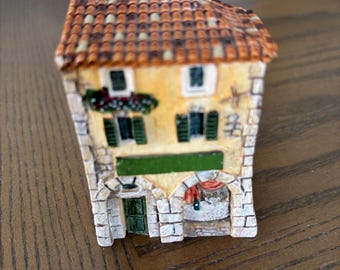 Vintage J Carlton Miniature House #213513 Hand Painted - Etsy