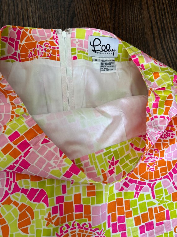 Vintage Y2K Lily Pulitzer Mosaic Sun Solute Print… - image 5