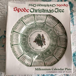 2001 Calendar Plate - Etsy Denmark