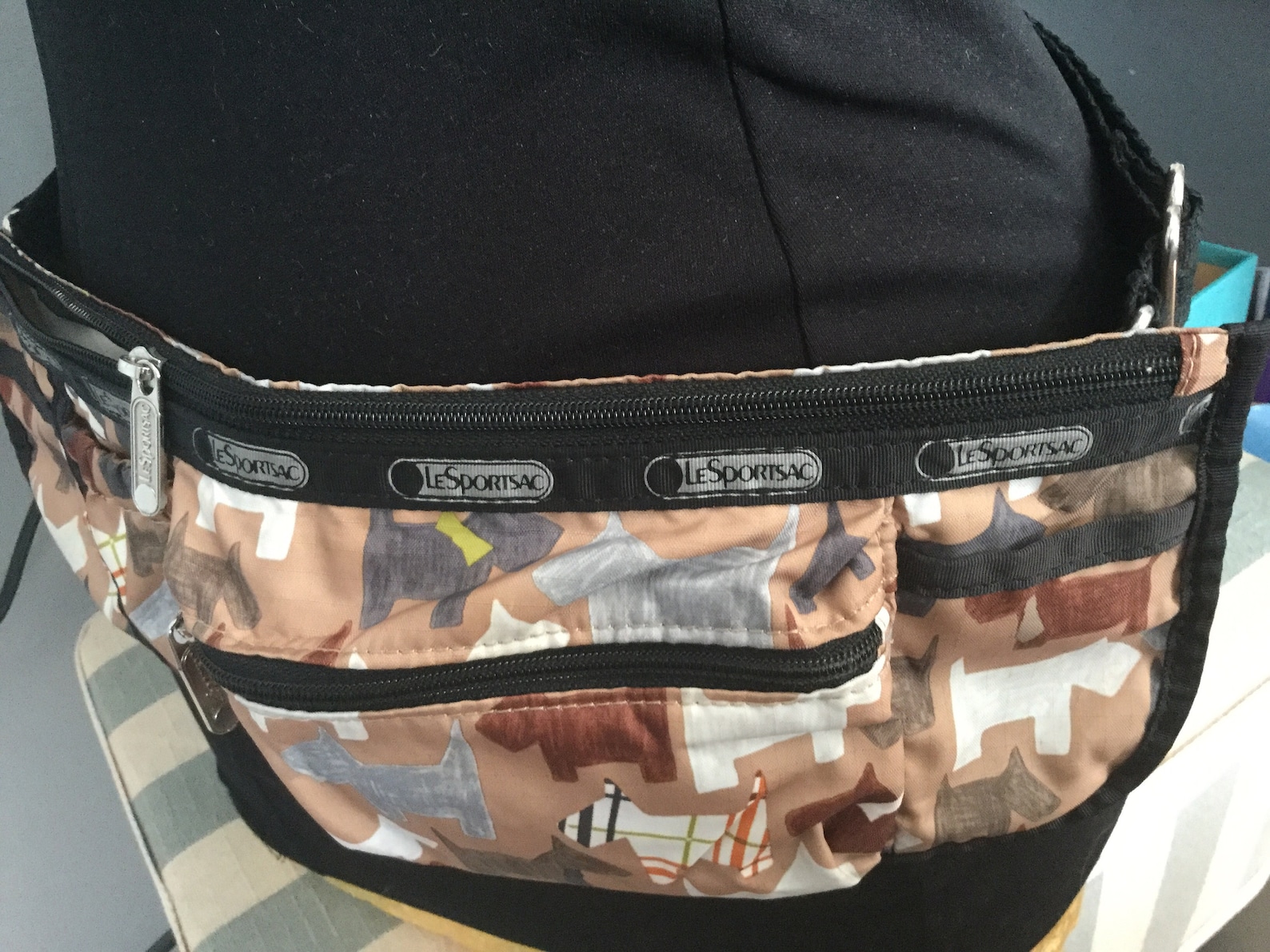 Lesportsac Fanny Pack Scotty Dog Waist Bag Dog Walk Travel Etsy
