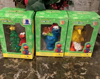 Kurt adler sesame street christmas ornaments