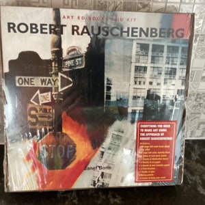 Robert Rauschenberg Art Ed Books and Kit Janis Boris/artist kits/painting kits