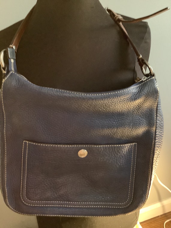 navy coach handbag