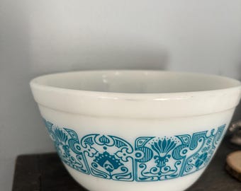 vintage pyrex schaal Horizon Blue 1 1/2 Ounce nr. 401