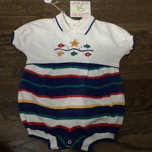 Baby Unisex Vintage Bubble Romper Outfit 18 Months New/Vintage infant bubble rompers