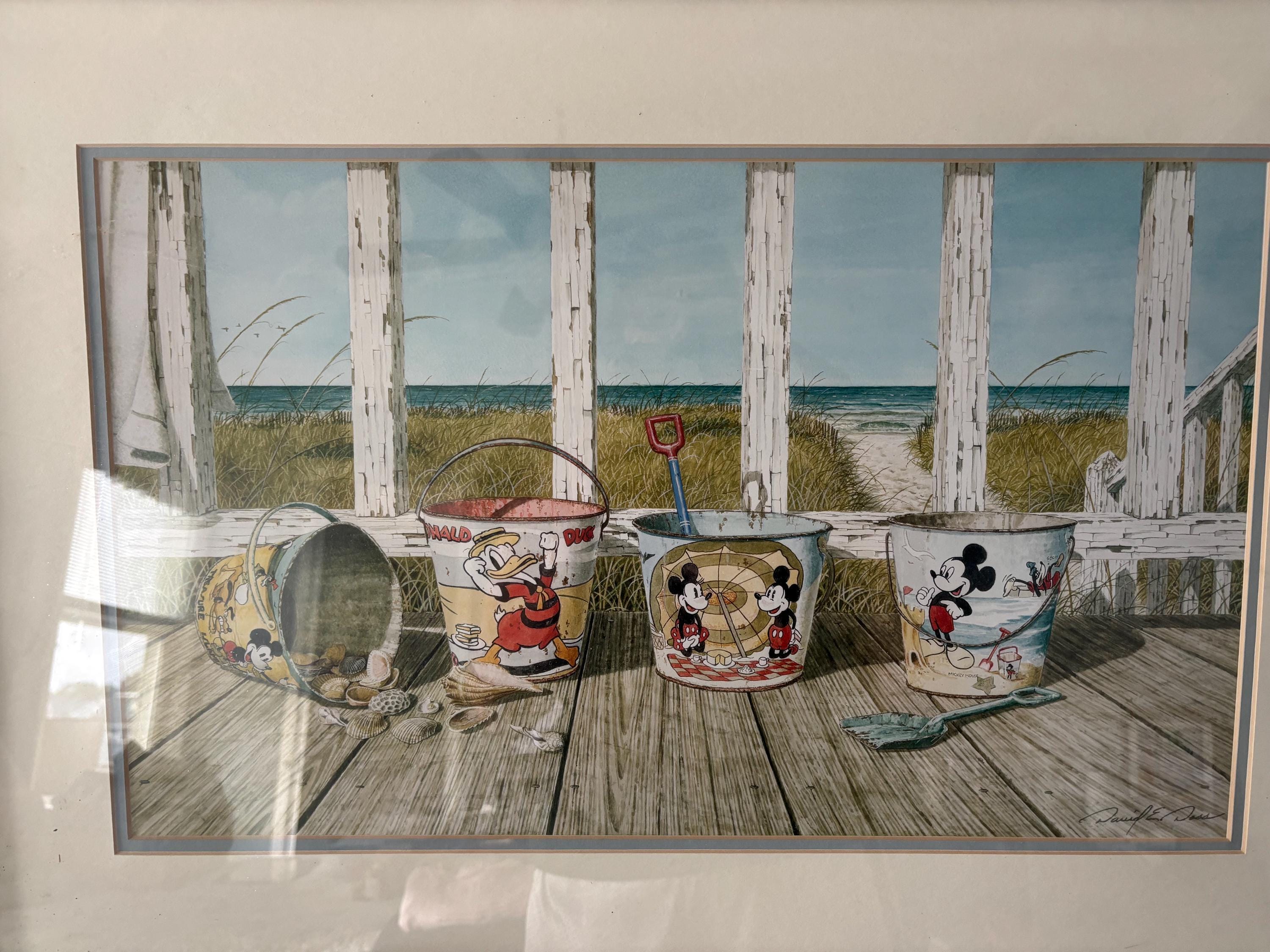 Signed David Doss Framed Print, Disney Summer Magic, 30x21 - Etsy